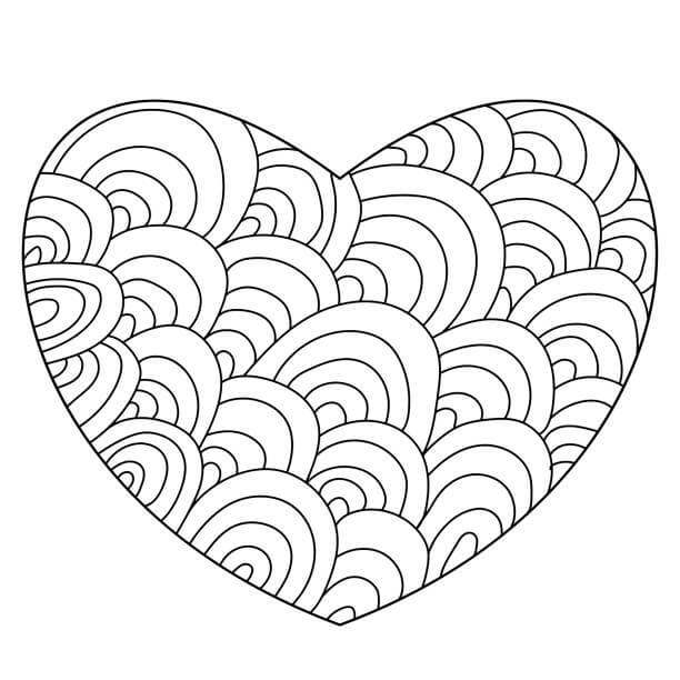 Mandalas Cœur 41